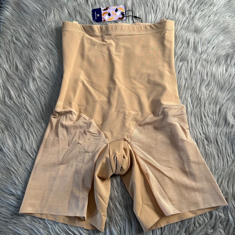 HoneyLove SculptWear SuperPower Short Womens Size Large Tan Brown Shapewear